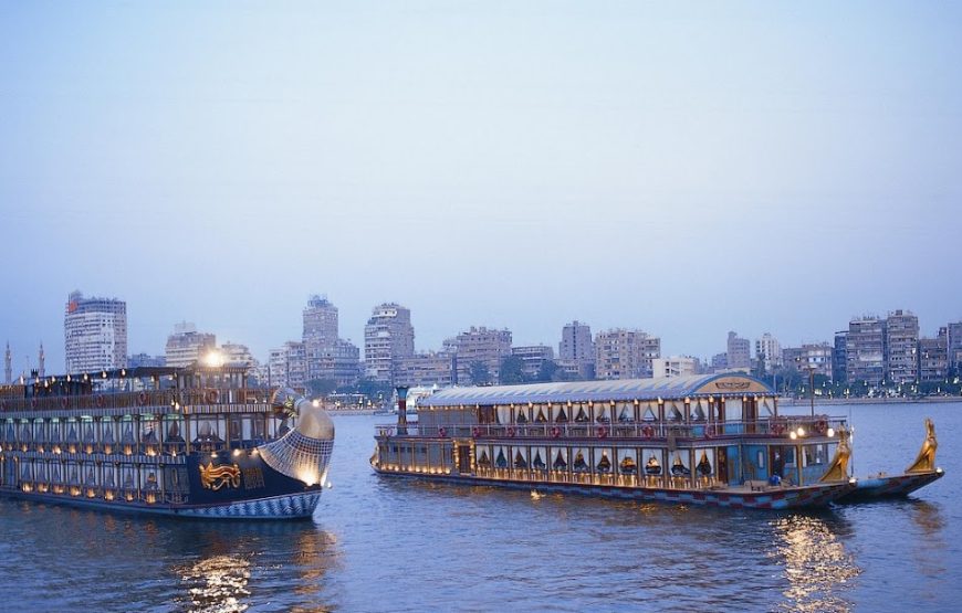 Unforgettable Cairo Nile Dinner Cruise Trips with Belly Dancing & Tanoura Show