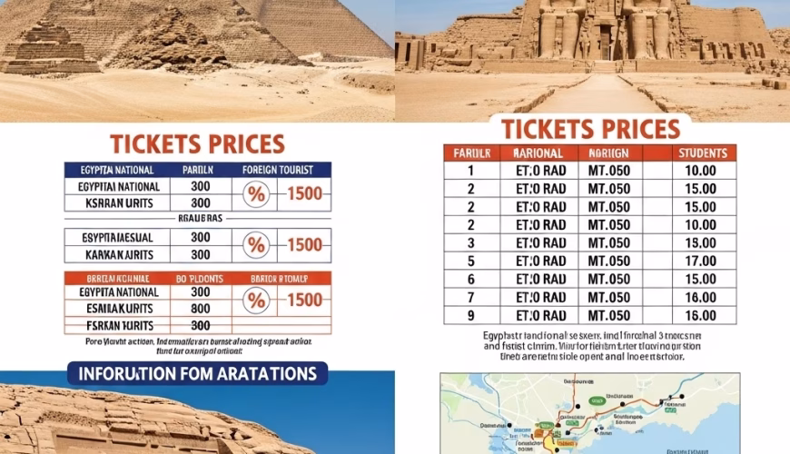 Your Guide to Archaeological & Touristic Site Ticket Prices in Egypt 2025