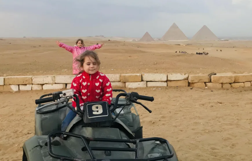 Quad Bike Adventure at Giza Pyramid | Thrilling Desert Ride with Pyramid Views