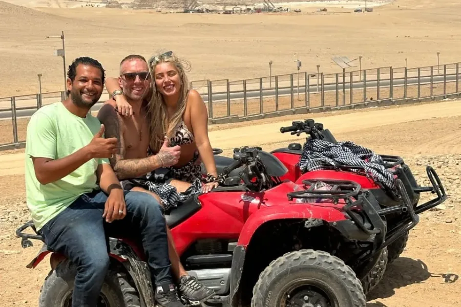 ATV Quad Bike Safari in the Desert of Giza Pyramids
